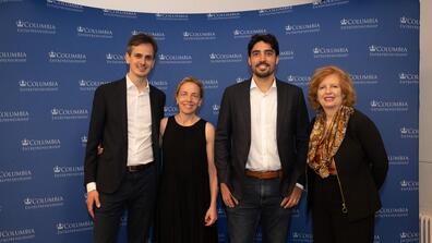 From left: Gudfinnur Sveinsson, Sarah Holloway, Frank Reig, and Merit Janow