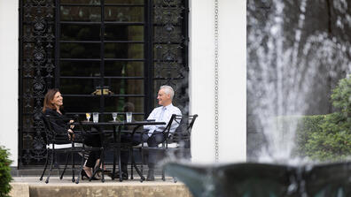 During her June 2023 trip to Japan, Dean Keren Yarhi-Milo met with U.S. Ambassador Rahm Emanuel.