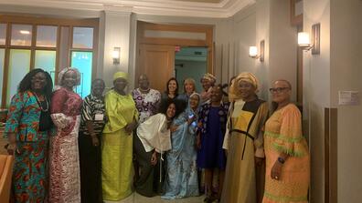 Dean Keren Yarhi-Milo welcomed a group of 13 African women leaders to the 2023 Leadership Forum at SIPA's Picker Center for Executive Education.
