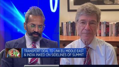 Jeffrey Sachs of Columbia University weighs in on U.S.-China tensions and says the newly-announced trade corridor linking India, the gulf region and Europe is not about countering China.