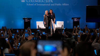 Secretary Hillary Rodham Clinton and Dean Keren Yarhi-MIlo are coteaching a class, Inside the Situation Room.