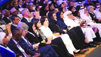 Sheikha Moza attends EAA plenary session at WISE 2023
