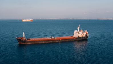 Cargo ship for trade. Photo by Creative Commons. 