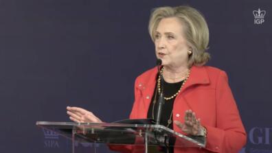Secretary Hillary Rodham Clinton spoke at a recent event on conflict-related sexual violence. 
