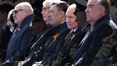 Central Asian leaders with Putin