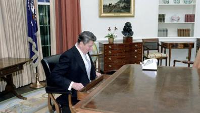 A ghost in the Oval Office: How Reagan looms over Trump presidency