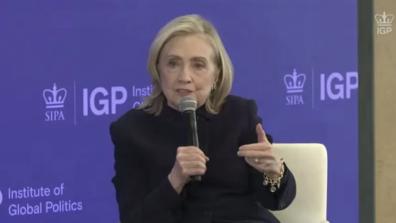 Clinton bashes Pentagon's America First reset as a 'disaster'