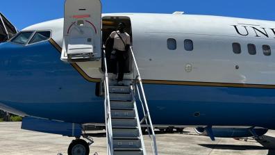 Khalil Ibrahim on Air Force One