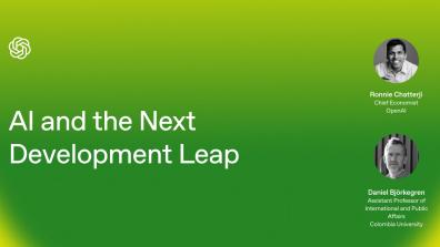 AI and the Next Development Leap