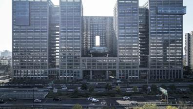 The building housing the headquarters of Chinese AI startup DeepSeek in Hangzhou, in China's eastern Zhejiang province.