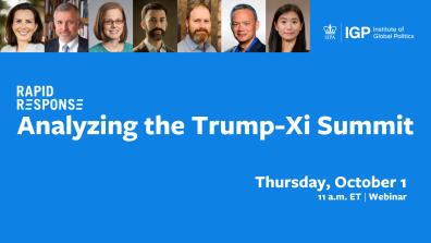 Analyzing the Trump-Xi Summit