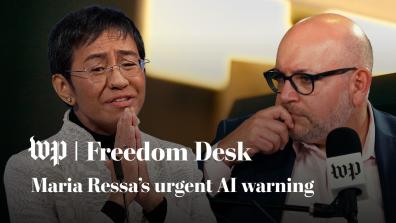 Dictators, tech bros and AI: Maria Ressa's plan to fight back