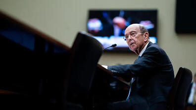 Then-Commerce Secretary Wilbur Ross appears before Congress in Washington on March 14, 2019