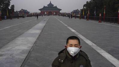 Boy with mask