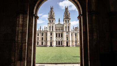 A view of All Souls College, Oxford