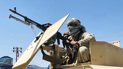 A Taliban fighter in Afghanistan