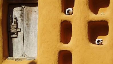 An example of Mali’s earthen architecture — a tradition that could be threatened by climate change