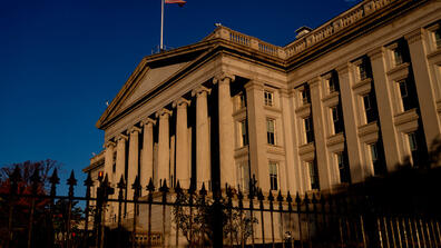 The Treasury Department building