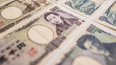 Image of Japanese Yen banknotes