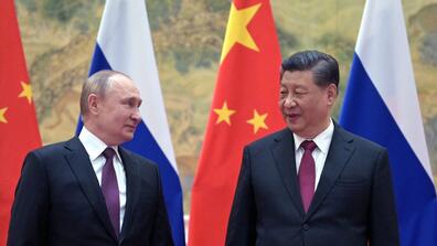 Image of Vladimir Putin and Xi Jinping