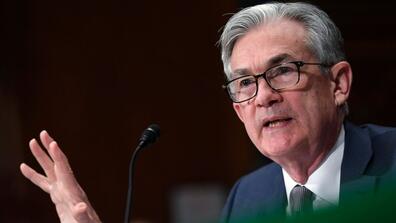 Federal Reserve Chairman Jerome Powell testifies before the Senate Banking Committee on Capitol Hill in Washington, Feb. 12, 2020.