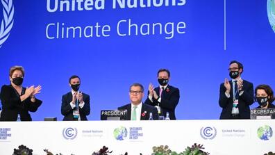 An image from the COP26 summit