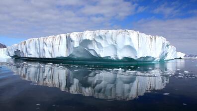 The melting Greenland Ice Sheet. Photo: Christine Zenino