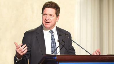 SEC Chairman Jay Clayton delivered the keynote speech at a SIPA-hosted panel discussion on cyber strategy for law and finance.