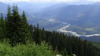 Sauk River Valley, east of Concrete, Washington
