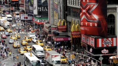 Times Square cars