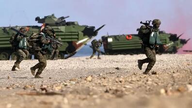 A military exercise in Pingtung, Taiwan, July 2022 - Ann Wang / Reuters (via Foreign Affairs)