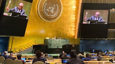 The UN General Assembly