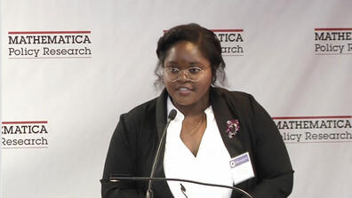 George-Ann Ryan MPA ’20 at the Sadie Collective Conference in February 2019. 