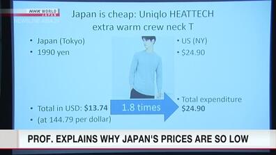 clip of a video on low prices in japan 
