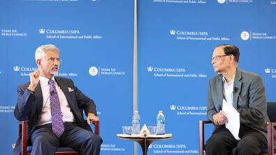 Minister S. Jaishankar at SIPA, Sept. 21, 2022