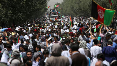Crowds in Afghanistan