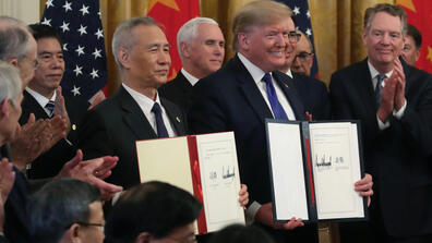 President Trump’s much-touted trade victory has crashed and burned with the coronavirus pandemic.