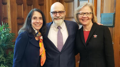 L-R: Katheryn Rosen, Jason Healey, and Patricia Mosser run SIPA's Project on Cyber Risk to Financial Stability 