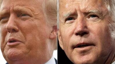 President Trump and Joe Biden