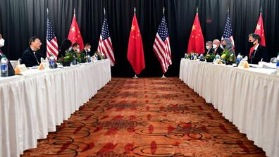 US and China diplomatic meeting