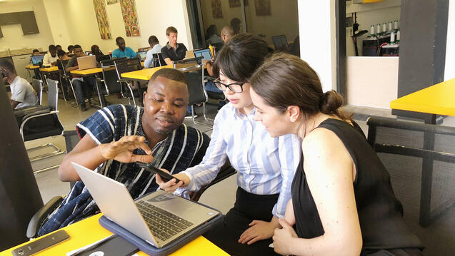 Students in classroom