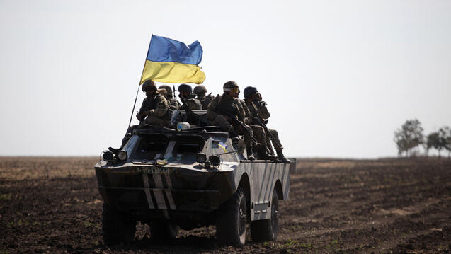 Anti-terrorist operation in eastern Ukraine (War Ukraine) : Photo by military journalist Taras Gren