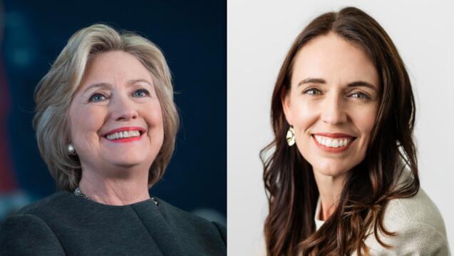 Clinton and Ardern