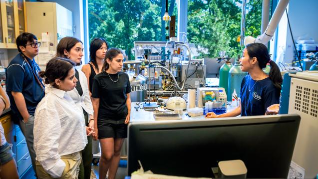 MPA-ESP Students visiting lab at Lamont-Doherty Earth Observatory