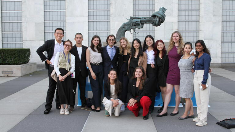 SIPA Students in the Summit of the Future Action Days at UN