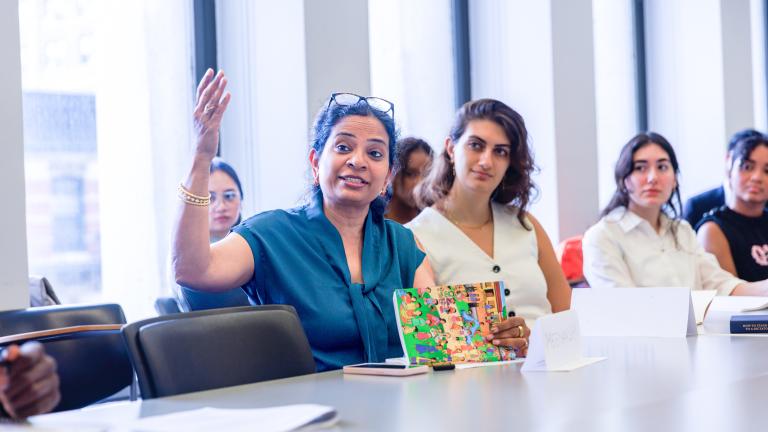 Students in Columbia SIPA Classroom