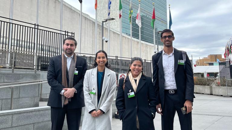 Student participants were invited to tour the United Nations during the GPPN conference. 