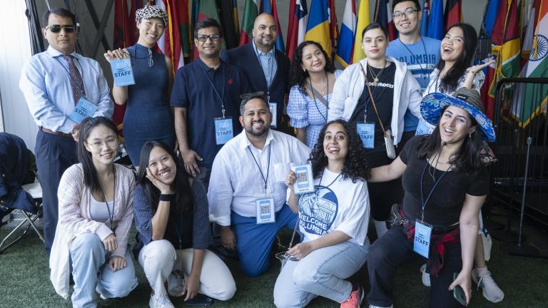 SIPA Class Day student volunteers