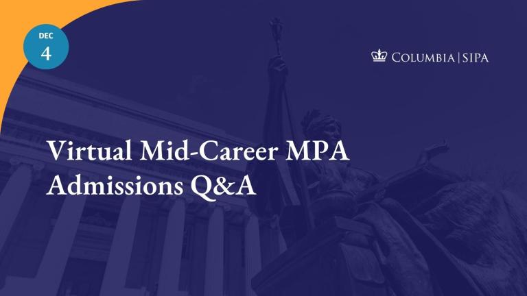 Mid Career MPA Q&A