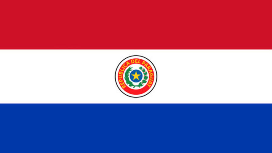 The flag of the Republic of Paraguay